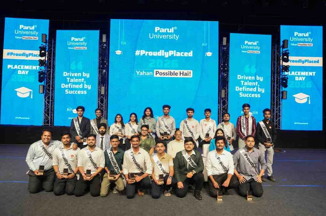 Parul University Achieves Record-Breaking Placement Season with 3,500 Offers, Top Package of 60 LPA